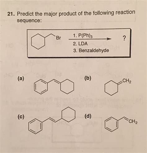 This problem has been solved! You'll get a detailed solution from a subject matter expert that helps you learn core concepts. Question: Predict the principal organic product of the following reaction. Specify stereochemistry where appropriate and show all bonds. There are 2 steps to solve this one.